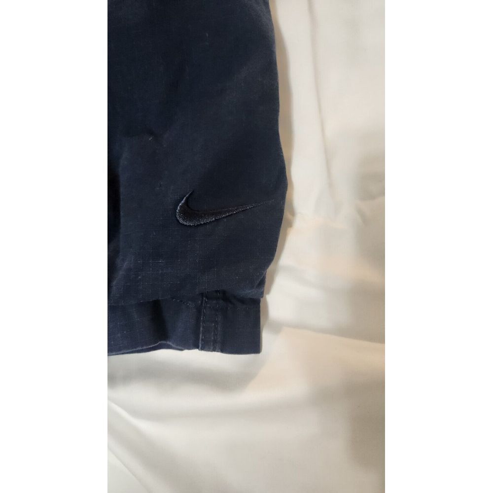 Nike Cargo Shorts Mens 38 Navy Multi Pockets Cotton Canvas - Picture 8 of 9
